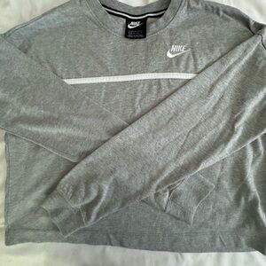 Nike Cropped Crew Neck Sweater